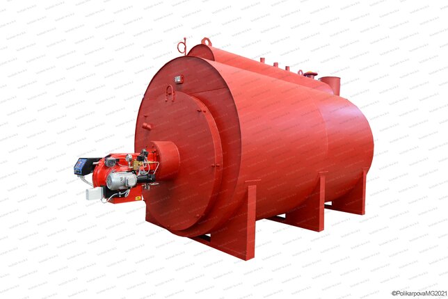 Паровой дизельный котел 2500 кг в час с температурой 115 С