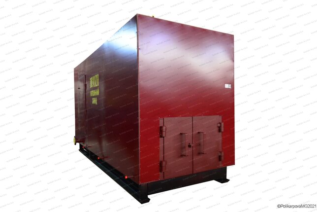 На древесных отходах котел 0.6 МВт